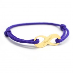 Infinity Cord Bracelet -...