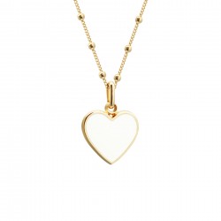 Personalised ivory heart...