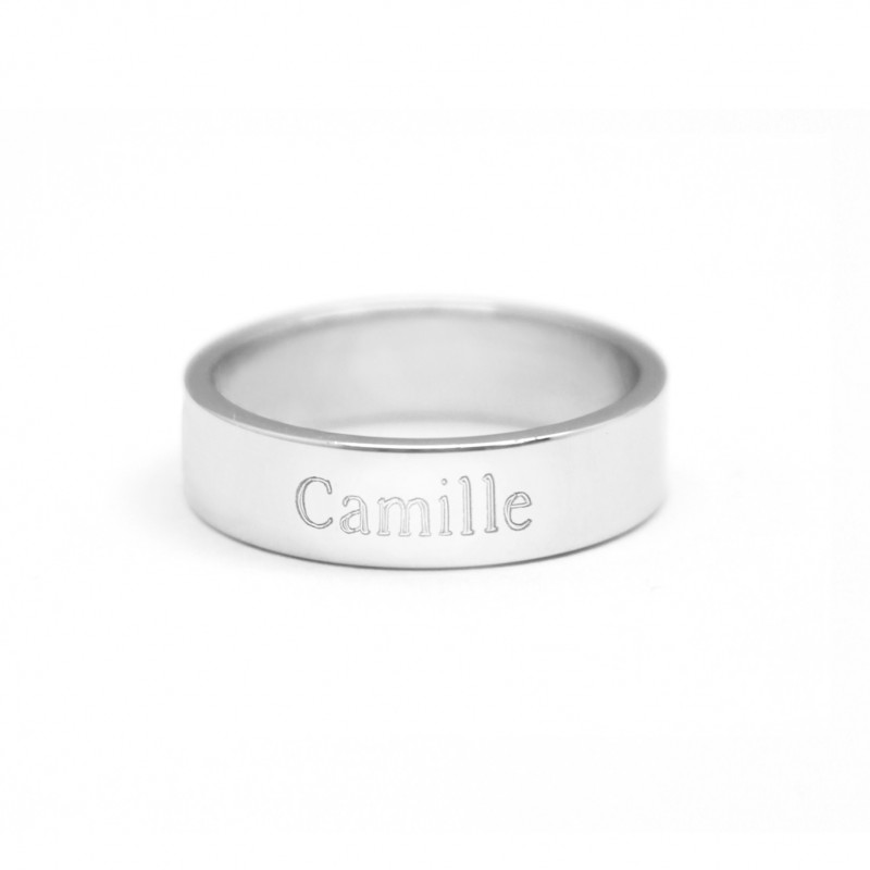 Crowning Glory Name Engraved Gold Couple Rings