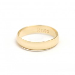 Personalised wedding ring -...