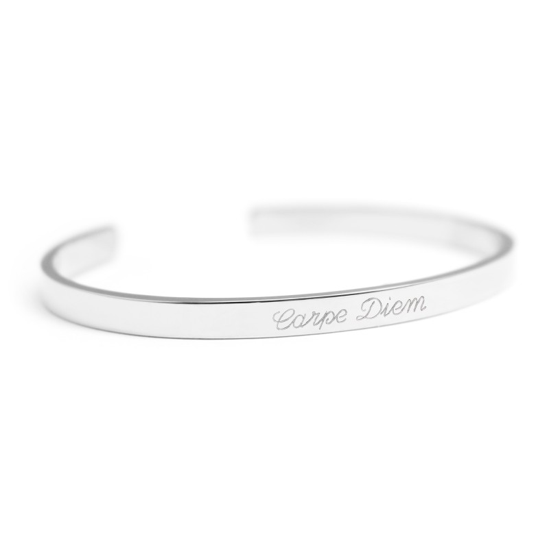 silver bangle bracelet - Solo
