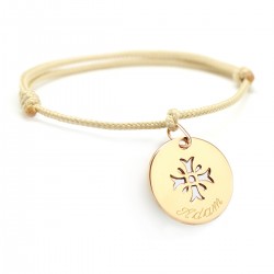 personalised gold plated bracelet