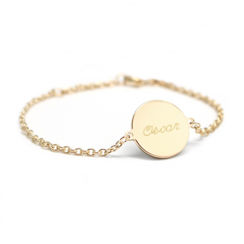 Peppa Crown Personalised Kids' Gold Bracelet | Fancy | CaratLane