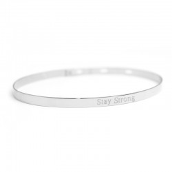 Pre-engraved bangle "stay...