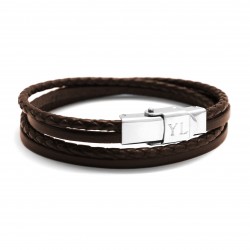 Brown Leather Double Strap...